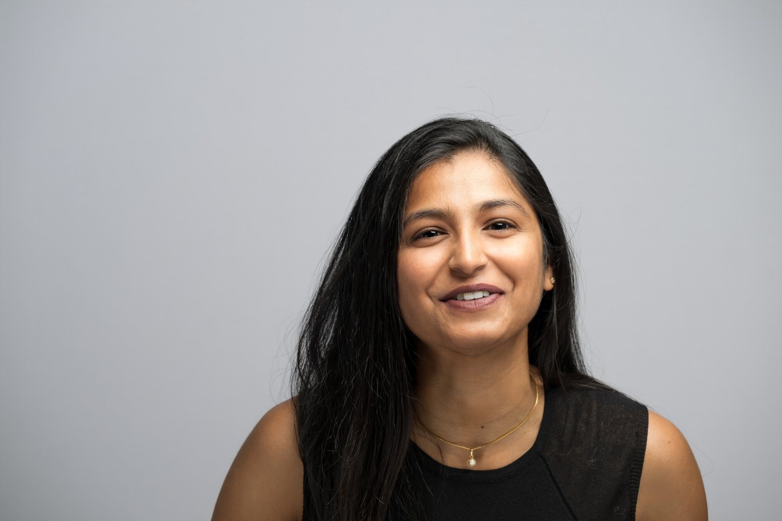 Portrait of Sloka Akula smiling
